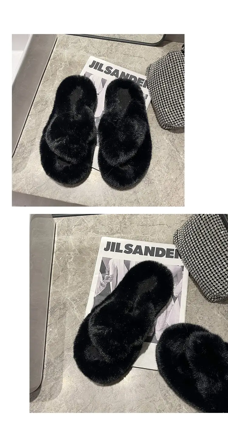 2026 Winter Thick Fur Slippers 4cm Height Increasing — feature 17