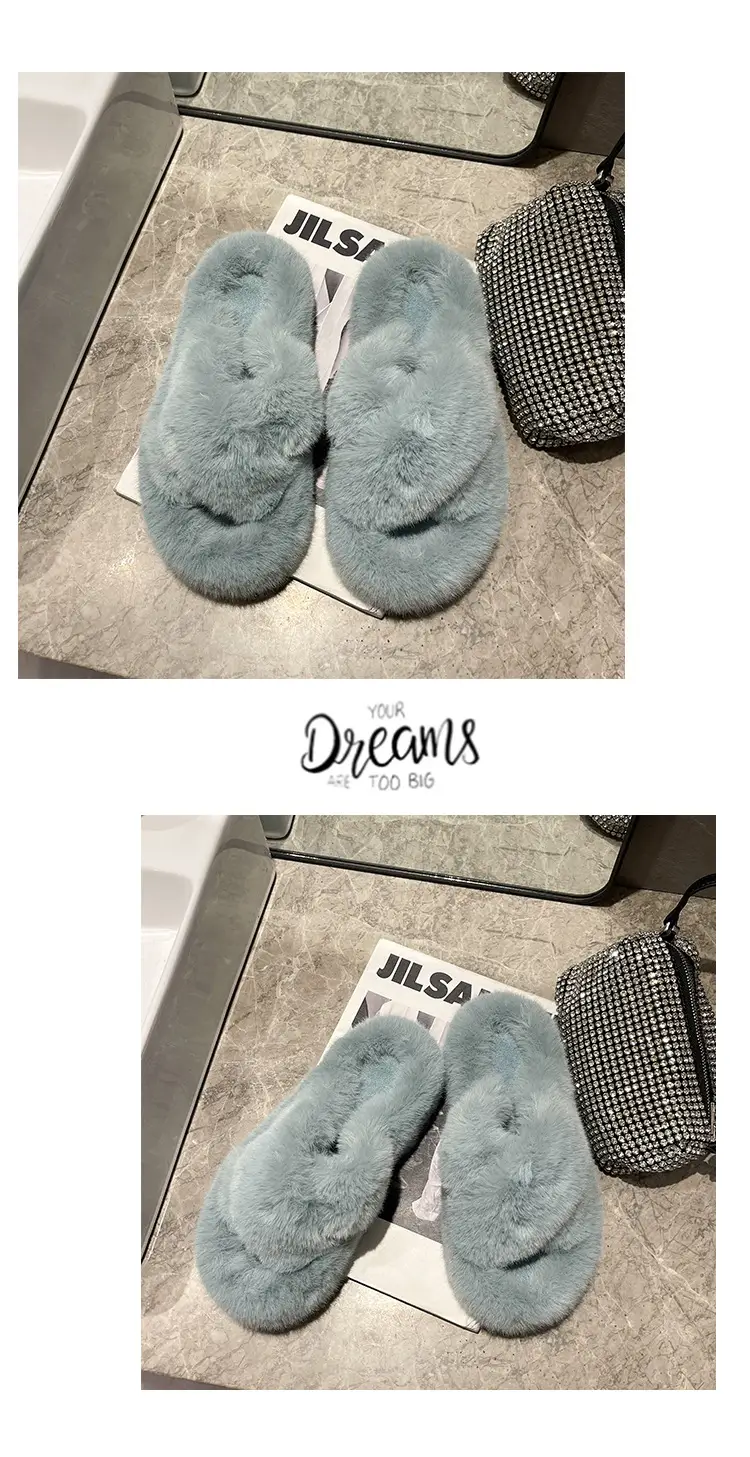 2026 Winter Thick Fur Slippers 4cm Height Increasing — feature 18