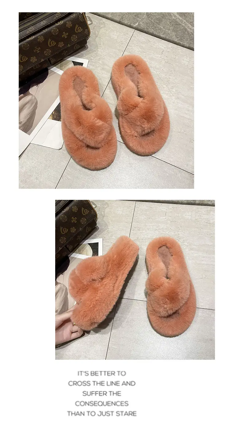 2026 Winter Thick Fur Slippers 4cm Height Increasing — feature 19