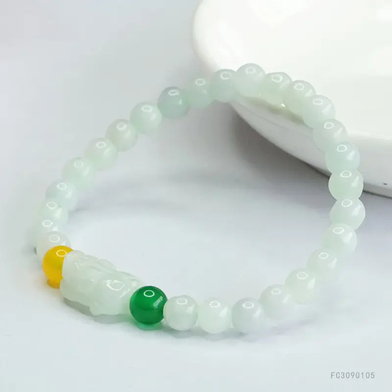Guan Yu Jade Pixiu Bracelet for Women - Image 5