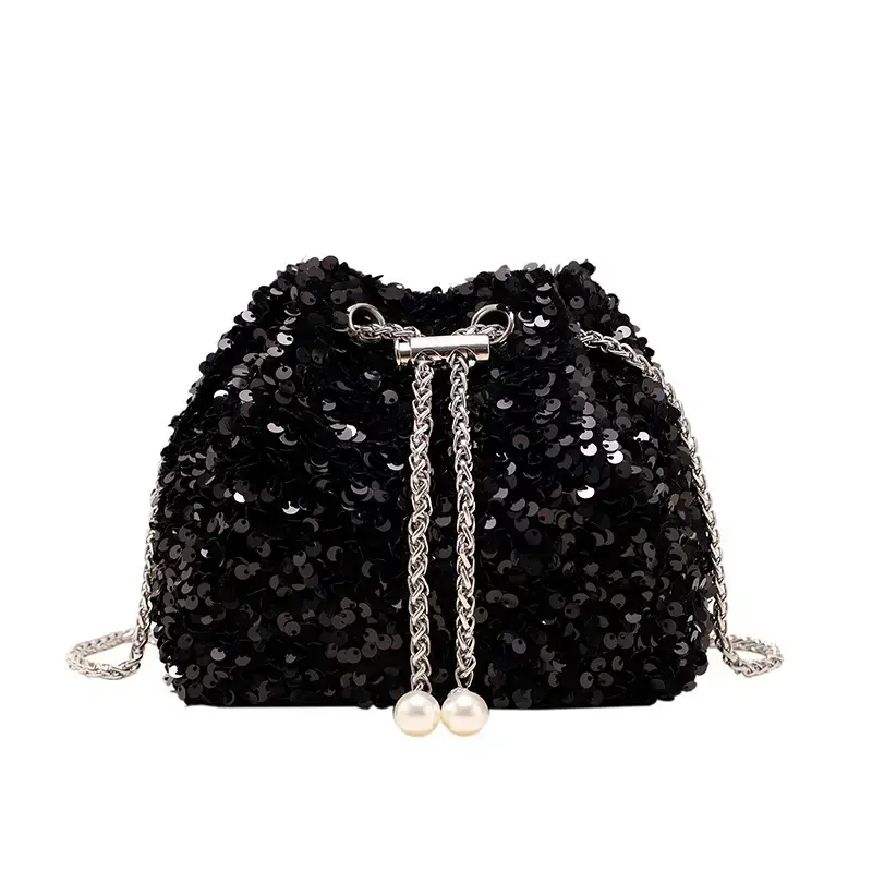 Black Sequin Crossbody Bag for Women 2023 - Image 7