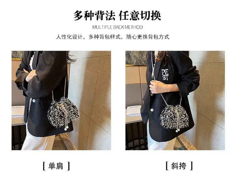 Black Sequin Crossbody Bag for Women 2023 — feature 12