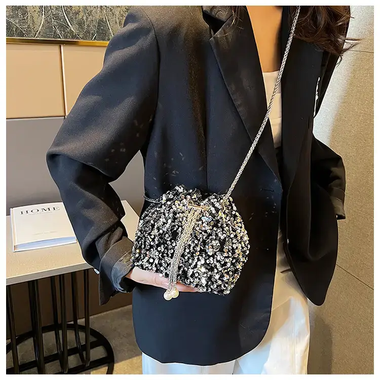 Black Sequin Crossbody Bag for Women 2023 — feature 17