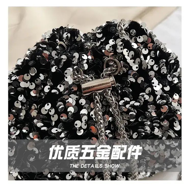 Black Sequin Crossbody Bag for Women 2023 — feature 8