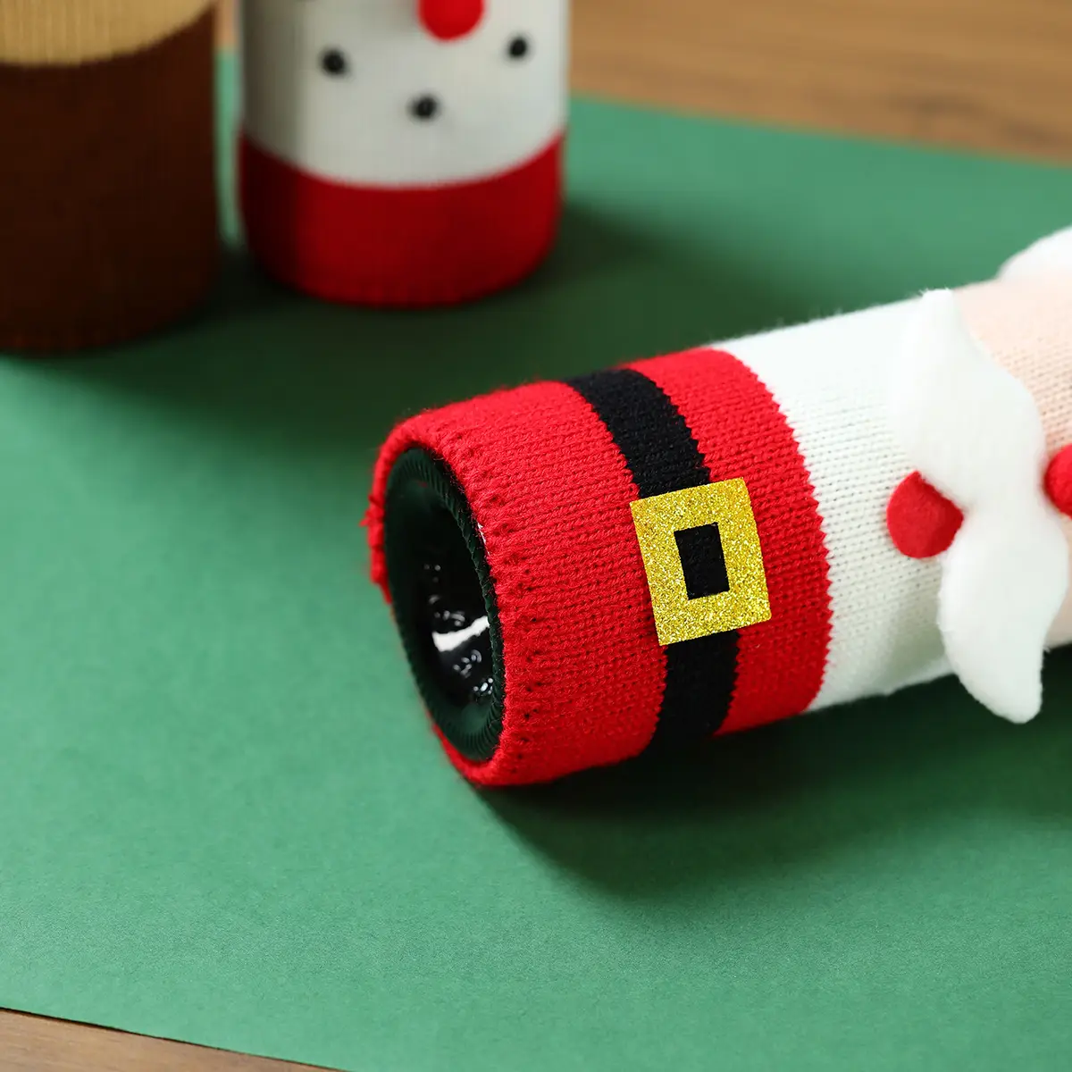 Cross-Border Christmas Wine Bottle Covers Cartoon Knitted — feature 9