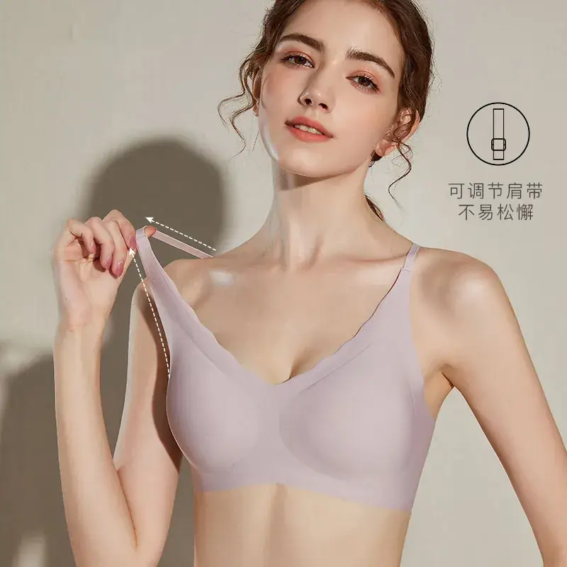 Detachable Cup Back Buckle Bra for Women - Image 7