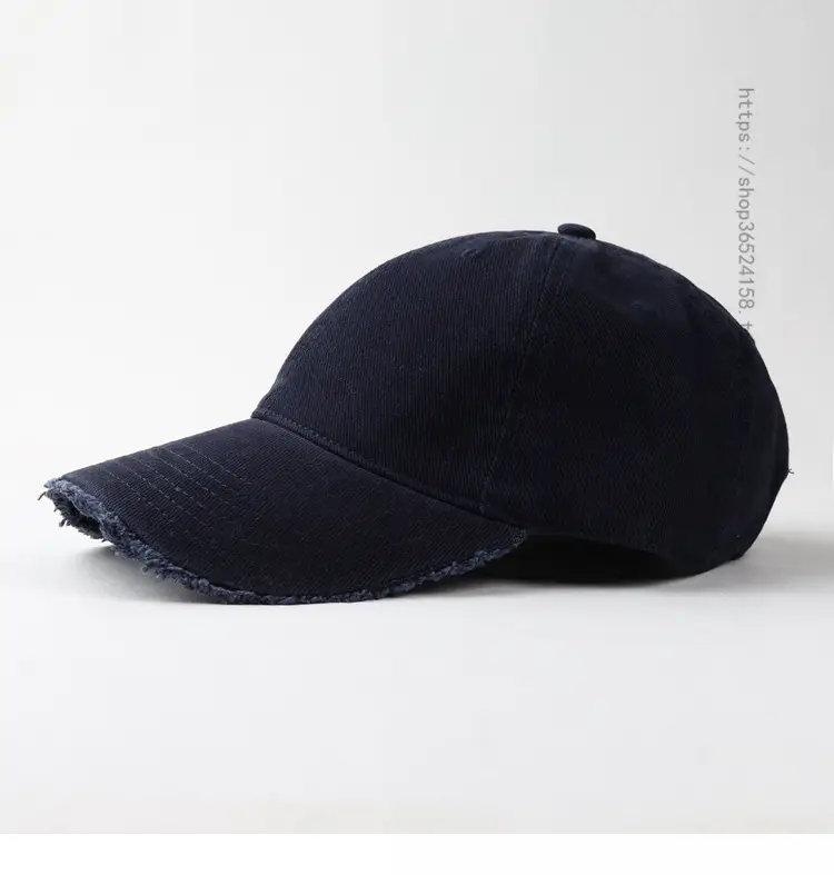Men's Brown Peaked Cap with Light Bristle — feature 10