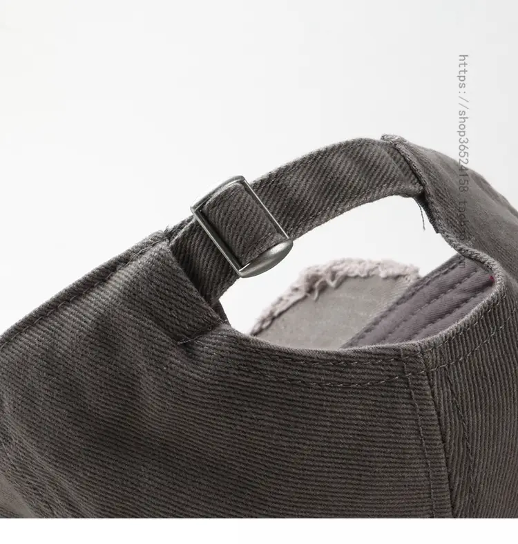 Men's Brown Peaked Cap with Light Bristle — feature 11