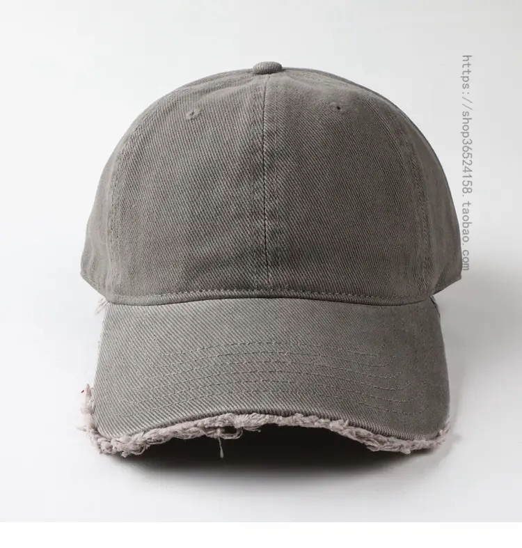 Men's Brown Peaked Cap with Light Bristle — feature 12