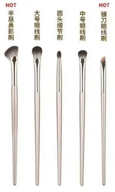13-Piece Gilt Makeup Brush Set Eye Shadow Brush Full Set - Image 16