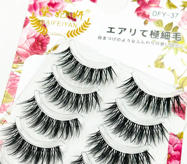 False Eyelashes Diane Feiyan Transparent Soft Terrier DFY37 — feature 1