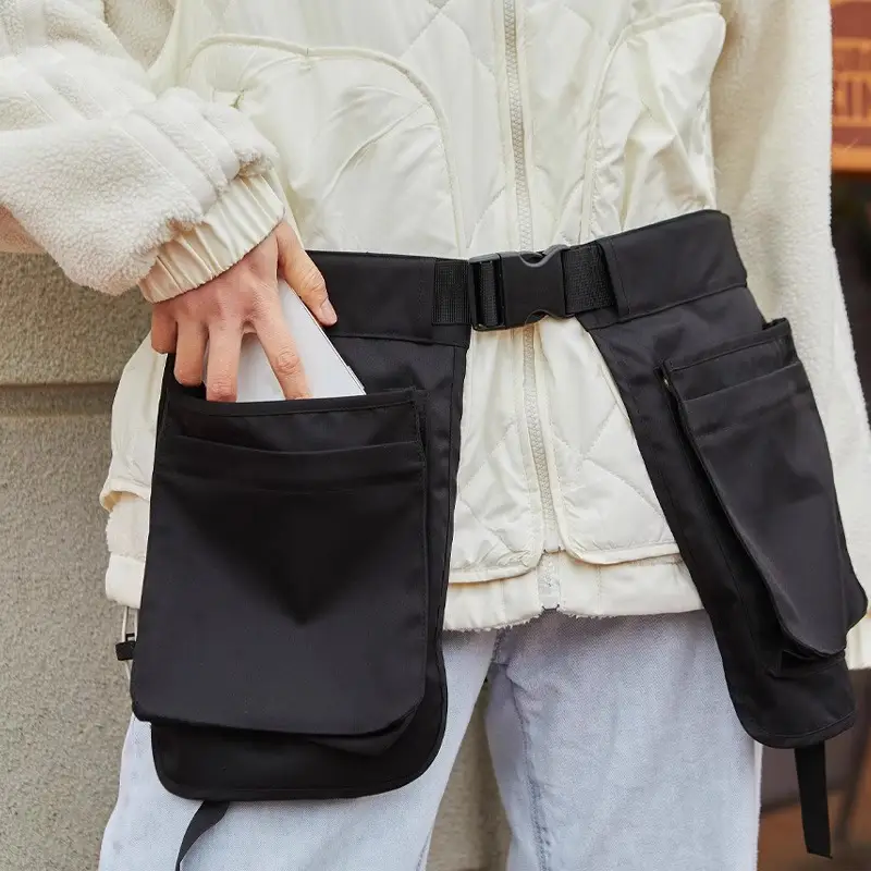 Small Pocket Sports Waist Belt Apron Travel Bag
