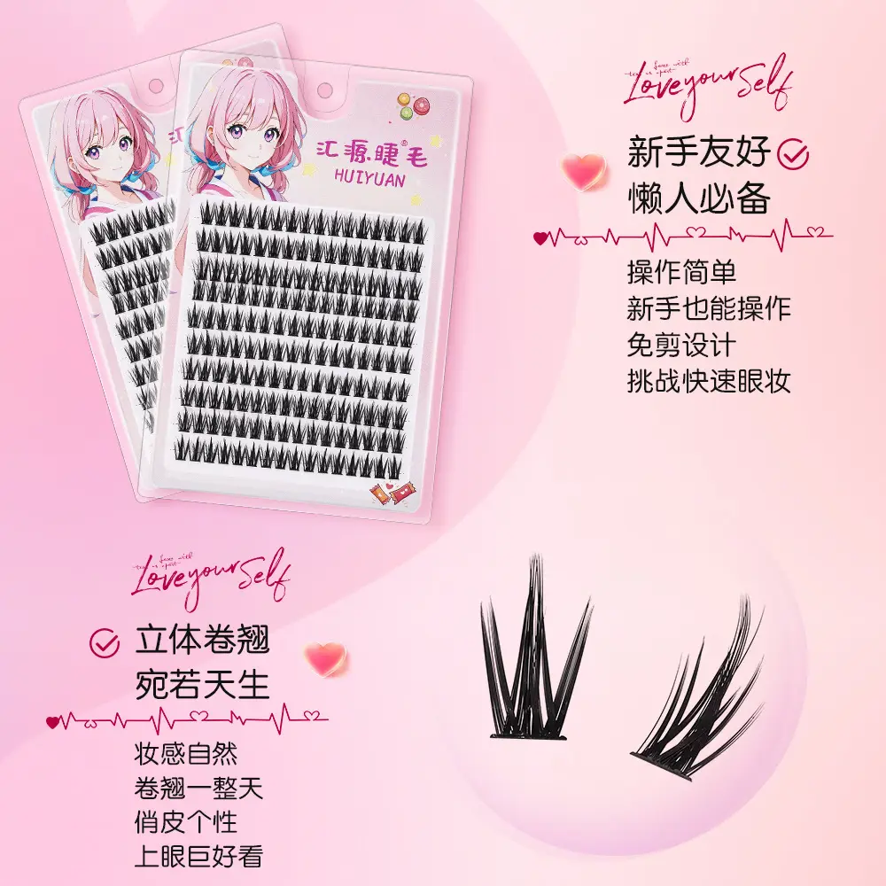 100+ Rows False Eyelashes Set for Natural Look - Image 14