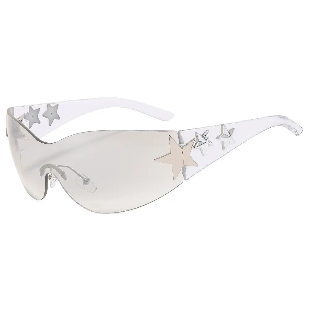 Pink Starry Sports Riding Sunglasses for Girls - Image 7