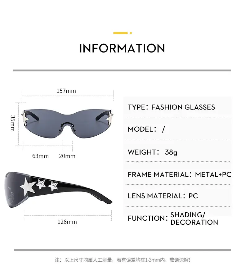Pink Starry Sports Riding Sunglasses for Girls — feature 10