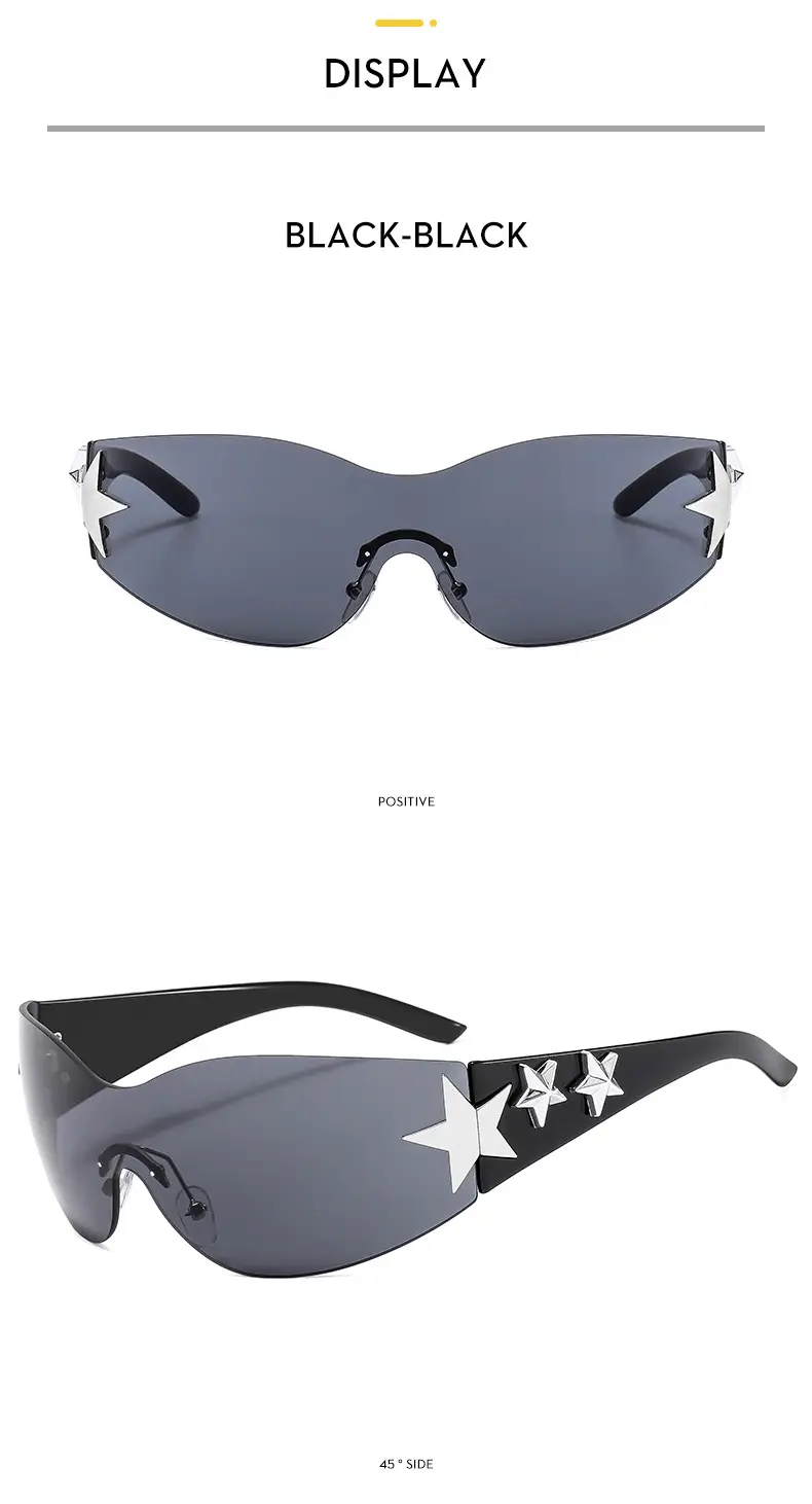 Pink Starry Sports Riding Sunglasses for Girls — feature 12