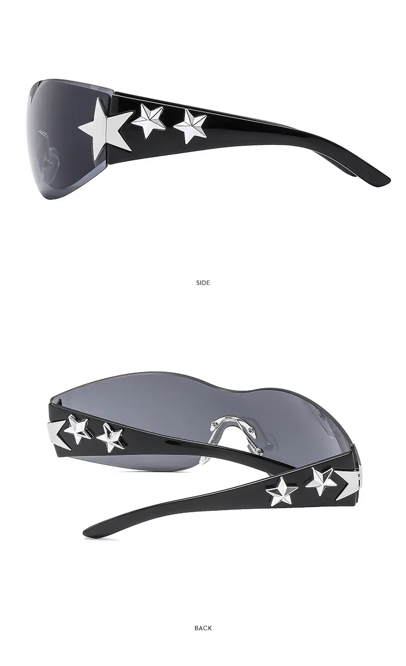 Pink Starry Sports Riding Sunglasses for Girls — feature 13