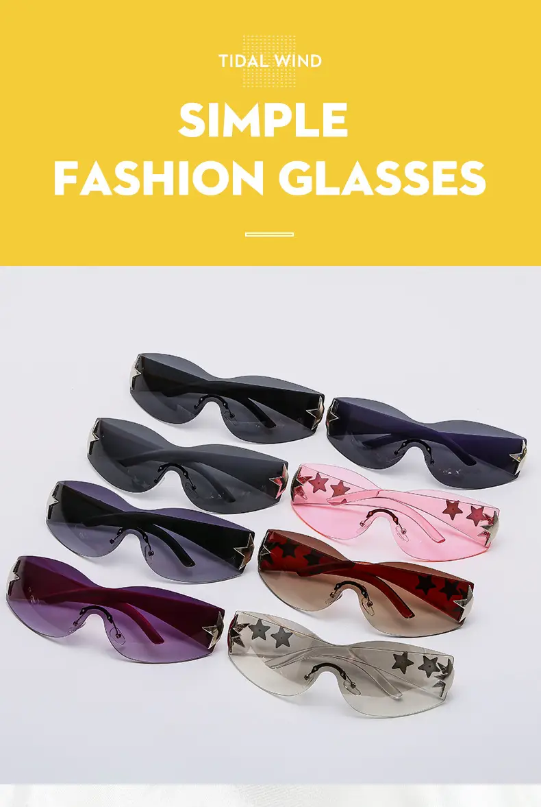 Pink Starry Sports Riding Sunglasses for Girls — feature 4