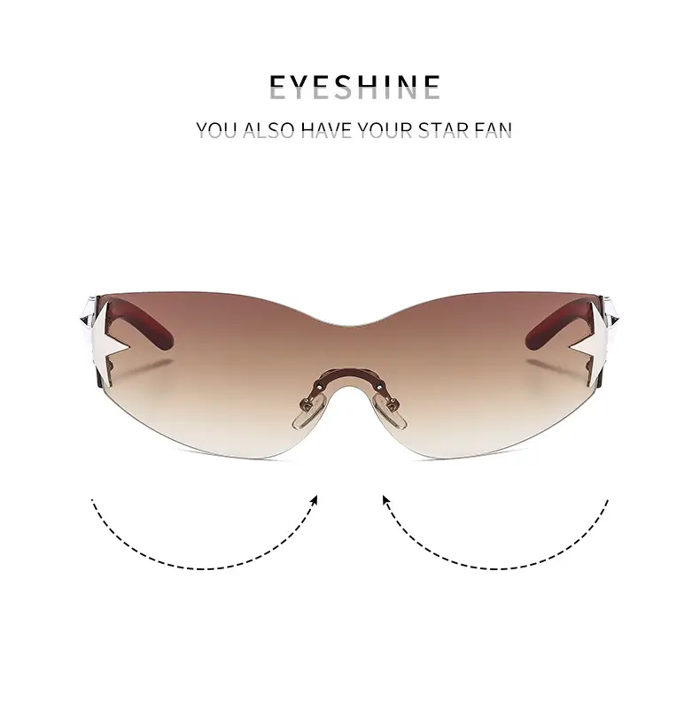 Pink Starry Sports Riding Sunglasses for Girls — feature 5