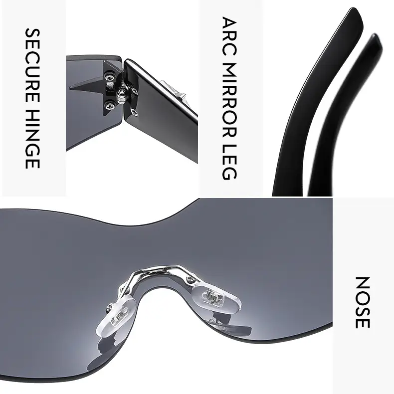 Pink Starry Sports Riding Sunglasses for Girls — feature 9