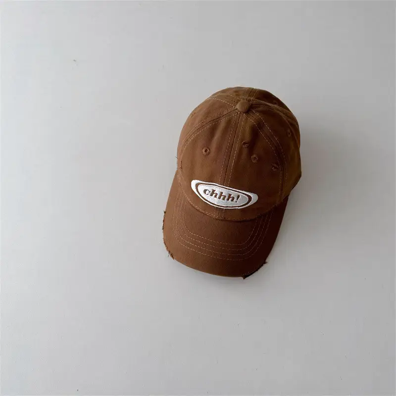 Kids Caps with "Chabi" Logo Yellow Embroidered - Image 3