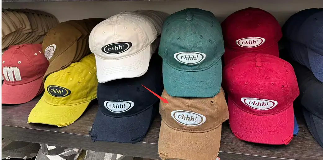 Kids Caps with "Chabi" Logo Yellow Embroidered - Image 9