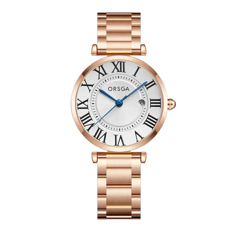 Orsga Women's Rose Gold Roman Dial Watch — feature 5