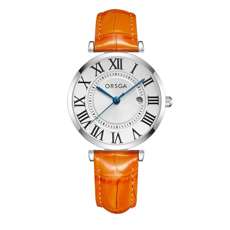 Orsga Women's Rose Gold Roman Dial Watch