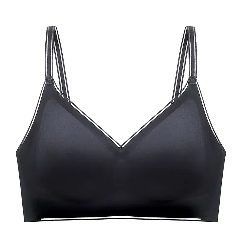 Adjustable Black Cup Supportive Sports Bra - Image 4