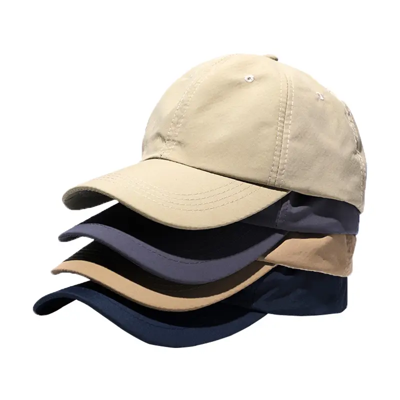 Men's Grey Peaked Baseball Cap with Adjustable Strap - Image 8