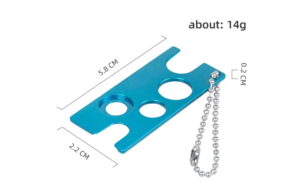 Aluminum Alloy Bottle Opener with 3 Pockets — feature 1