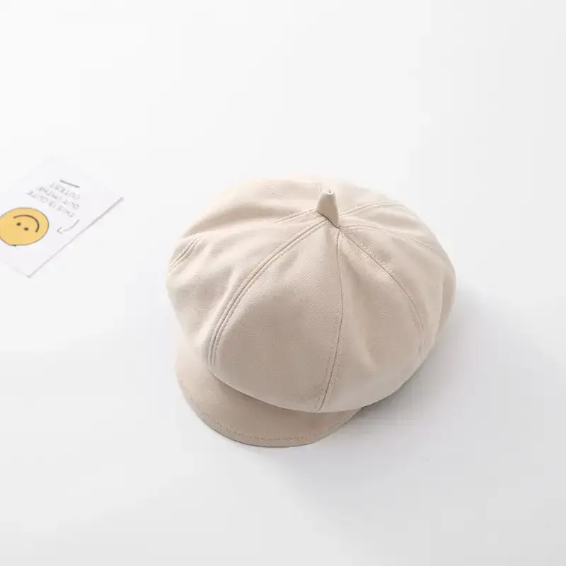 Girls' Korean Beret Octagonal Cap Warm Windproof - Image 4