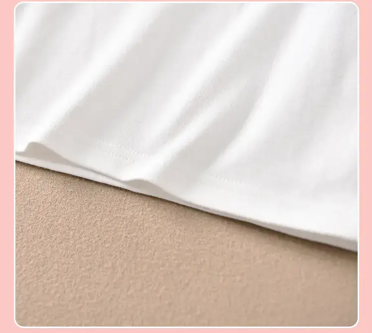 Early Autumn Pure White Long Sleeve T-Shirt for Girls — feature 25