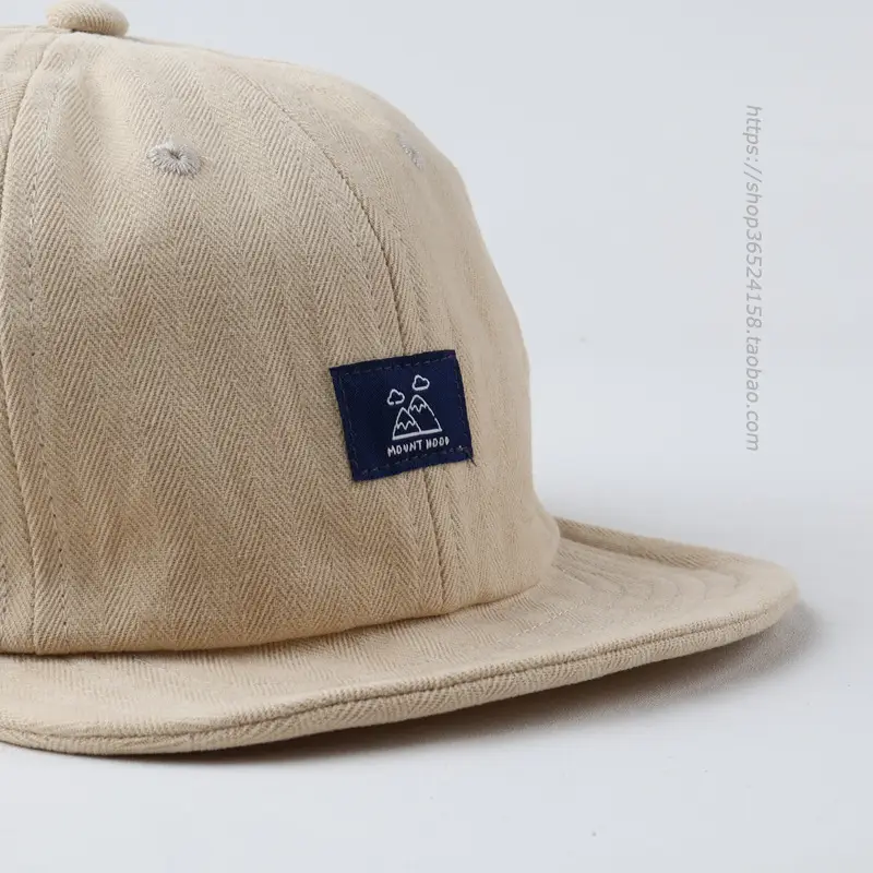 Men's Japanese Style Sun-Proof Peaked Cap with Blue Logo — feature 11