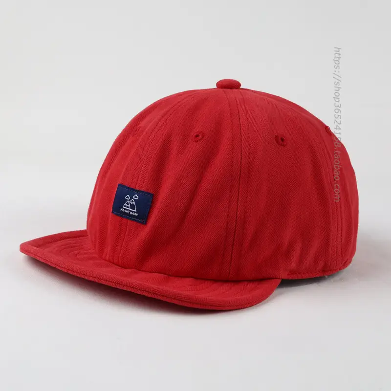 Men's Japanese Style Sun-Proof Peaked Cap with Blue Logo — feature 13