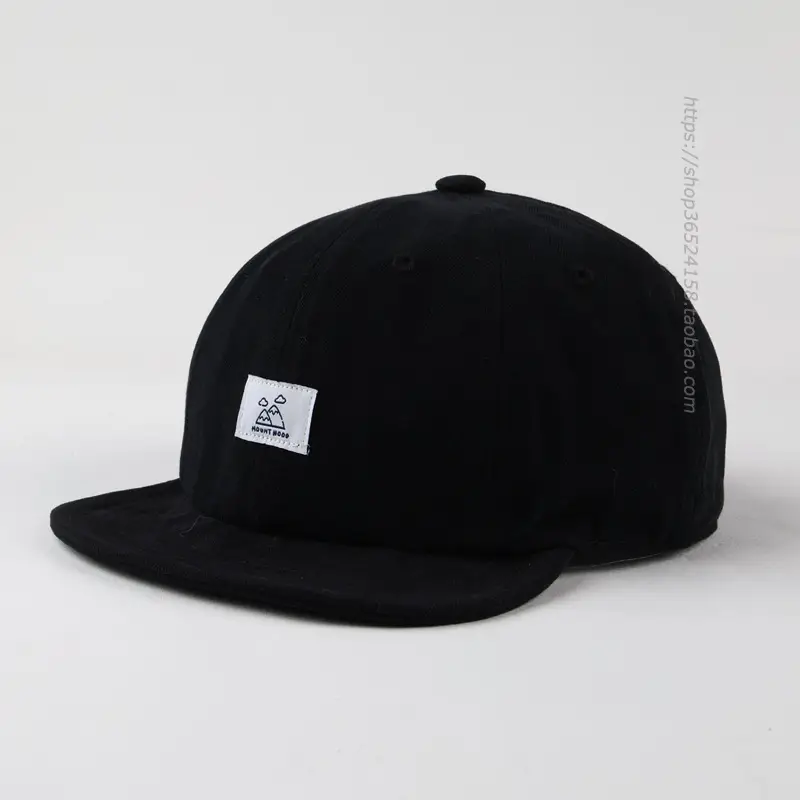 Men's Japanese Style Sun-Proof Peaked Cap with Blue Logo — feature 4