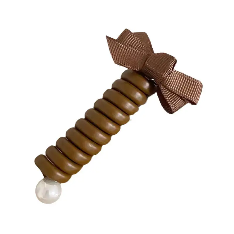Bow Hair Bands for Women with Pearl & Elastic Ties - Image 10