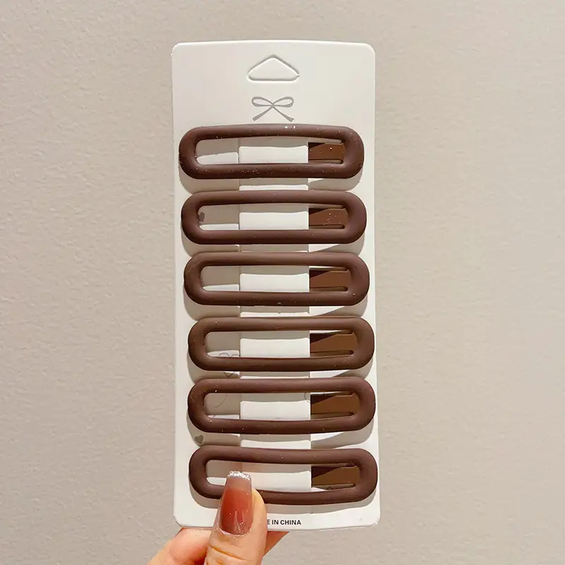 Large Brown Frizz Control Hair Clips for Girls — feature 55