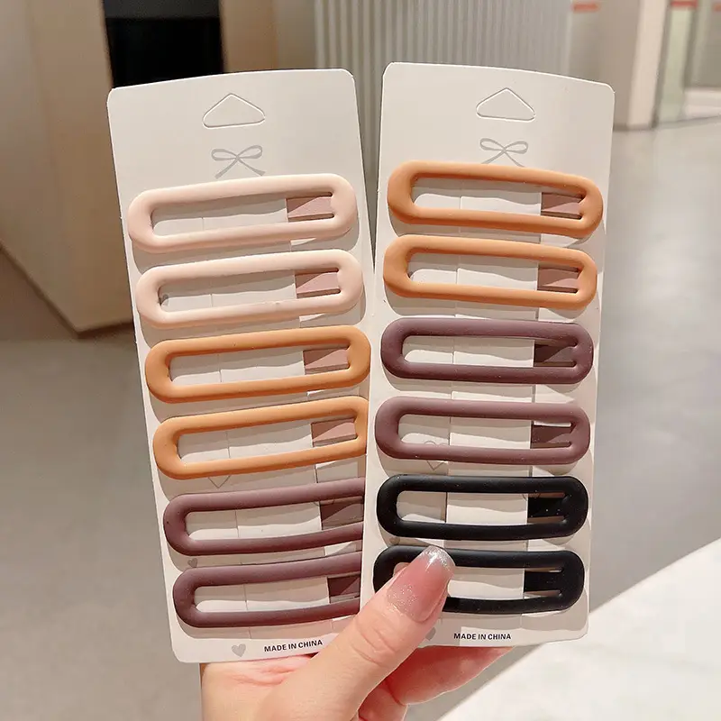 Large Morandi Color Frosted BB Clips for Girls — feature 24