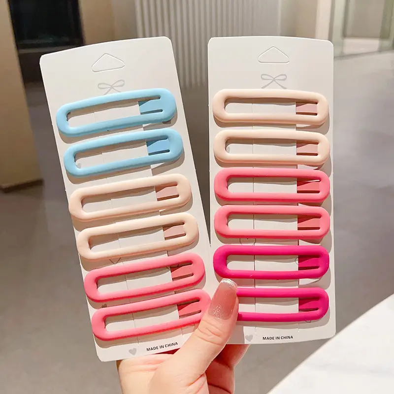 Large Morandi Color Frosted BB Clips for Girls — feature 25