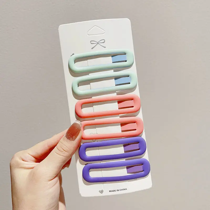 Large Morandi Color Frosted BB Clips for Girls — feature 27