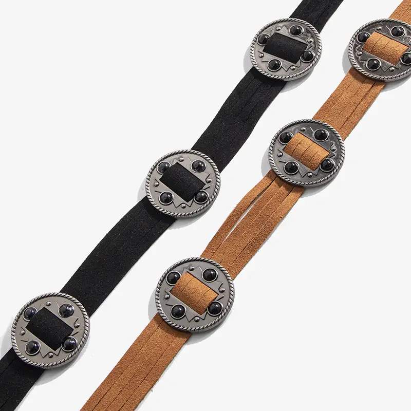 New Western Style Inlaid Beads Belt for Women - Image 10