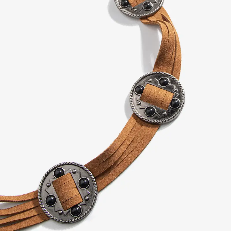 New Western Style Inlaid Beads Belt for Women β feature 18