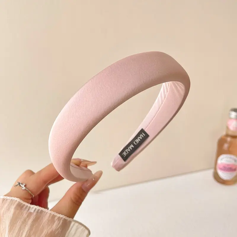 Pink High Skull Top Wide Edge Hair Band for Women - Image 6