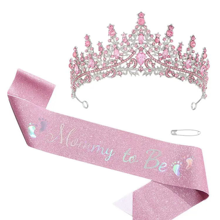 Birthday Queen Crown with Ribbon & Belt Set - Image 11