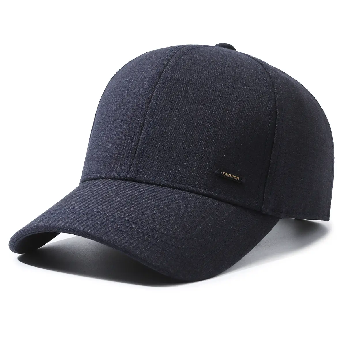 Men Grey Beaded Baseball Cap Autumn Travel Sun Protection Clothing Accessories
