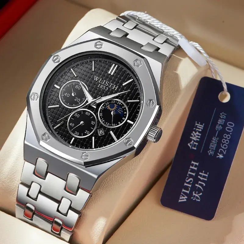 Men's Waterproof Luminous Quartz Watch Business Calendar - Image 5