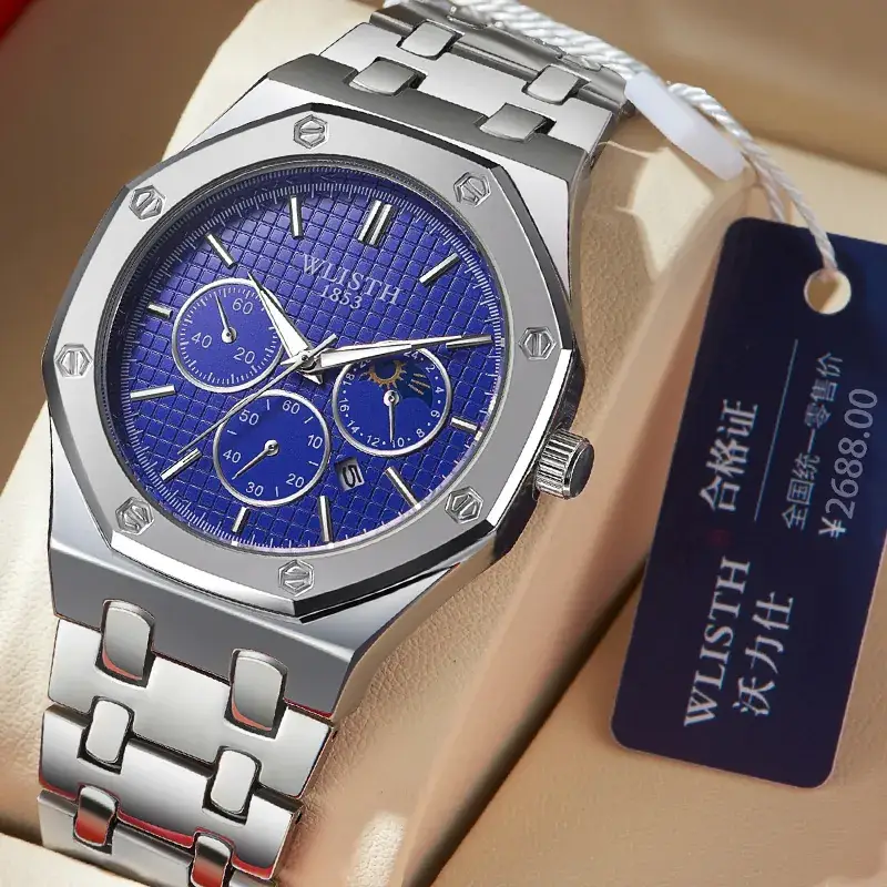 Men's Waterproof Luminous Quartz Watch Business Calendar - Image 7