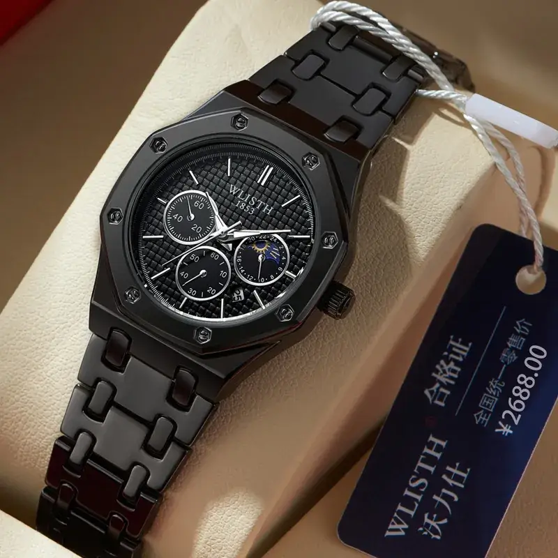 Men's Waterproof Luminous Quartz Watch Business Calendar - Image 2