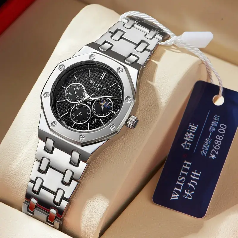 Men's Waterproof Luminous Quartz Watch Business Calendar - Image 6